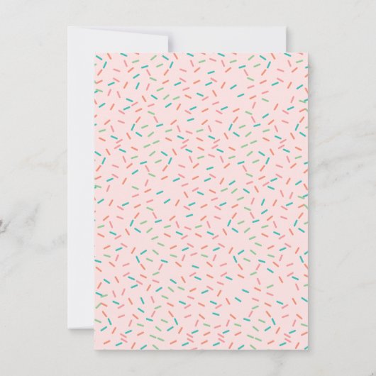 Invitation Vous ne voulez pas manquer l'invitation du Baby sh (Dos)