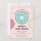 Invitation Vous ne voulez pas manquer l'invitation du Baby sh (Devant)