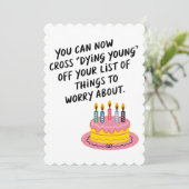 Invitation Vous pouvez maintenant traverser Mourir jeune Drôl (Debout devant)