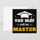 Invitation Vous pouvez m'appeler Maître II (Devant / Derrière)