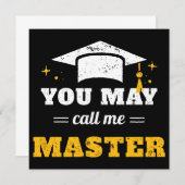 Invitation Vous Pouvez M'Appeler Master II (Devant / Derrière)