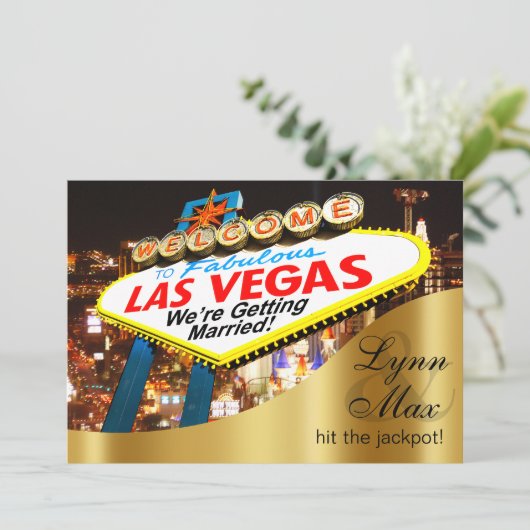 Invitation VOUS POUVEZ VOUS AMUSER Mariage informel (Debout devant)