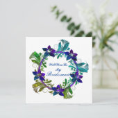 Invitation Vous serez ma demoiselle d'honneur (Debout devant)