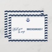 INVITATION VOUS SEREZ MON BRIDESMAID (Devant / Derrière)