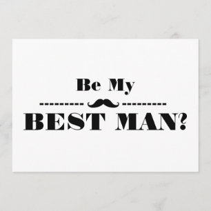 Invitation Vous serez mon meilleur homme