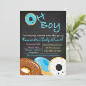 Invitation Vous voulez rater ce Baby shower Oh Boy Card (Debout devant)