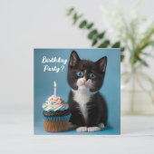 Invitation Vous Voulez Venir À Ma Fête D'Anniversaire ? (Debout devant)