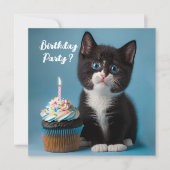 Invitation Vous Voulez Venir À Ma Fête D'Anniversaire ? (Devant)