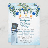 Invitation Vous Yéti à Partir (Devant / Derrière)