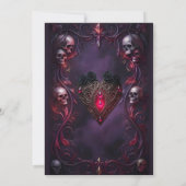 Invitation Vows Beyond the Veil – Gothic Wedding Art  (Dos)