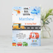 Invitation Voyage Anniversaire (Debout devant)