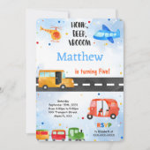 Invitation Voyage Anniversaire (Devant)