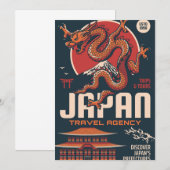 Invitation Voyage au Japon (Devant / Derrière)