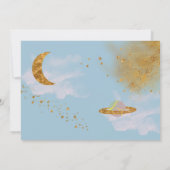 Invitation Voyage autour de la galaxie espace anniversaire In (Dos)