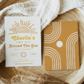 Invitation Voyage Autour De L'Invitation Soleil | Anniversair