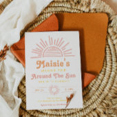 Invitation Voyage Autour De L'Invitation Soleil | Anniversair