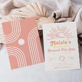 Invitation Voyage Autour De L'Invitation Soleil | Anniversair