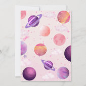 Invitation Voyage autour du Soleil| Espace extra-atmosphériqu (Dos)