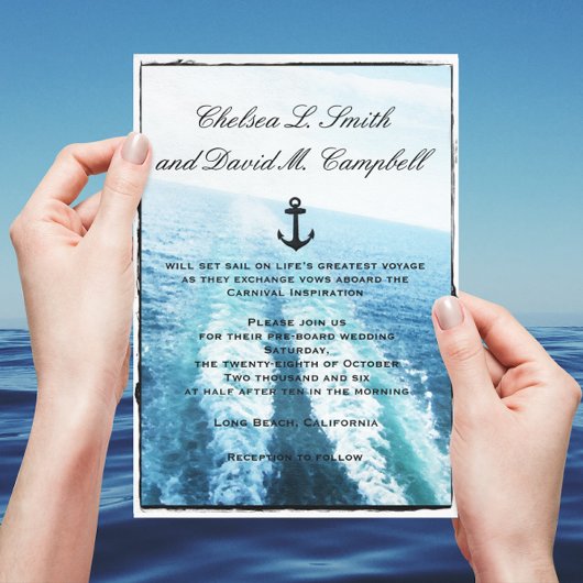 Invitation ©Voyage d'amour/croisière/mariage de destination