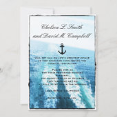 Invitation ©Voyage d'amour/croisière/mariage de destination (Devant)