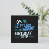 Invitation Voyage d'anniversaire Croisière croisière Vacances (Debout devant)