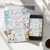 Invitation Voyage de camp Bachelorette week-end