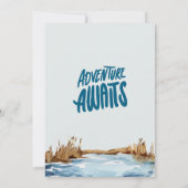 Invitation Voyage de camp Bachelorette week-end (Dos)