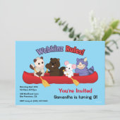 Invitation Voyage de canoë de règles de Webkinz | Webkinz (Debout devant)