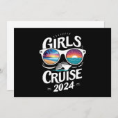 Invitation Voyage de croisière pour filles 2024 Amateurs de v (Devant / Derrière)