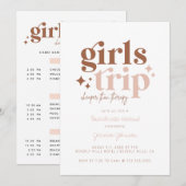 Invitation Voyage de filles + Combo Itinéraire (Devant / Derrière)