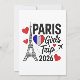 Invitation Voyage de filles impertinentes à Paris 2026 Réunio
