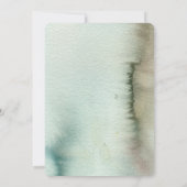 Invitation Voyage de foi : un baptême de garçon de Green Moun (Dos)