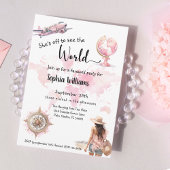 Invitation Voyage de la fête d'adieu