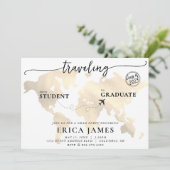 Invitation Voyage de l'étudiant à la fête de graduation (Debout devant)