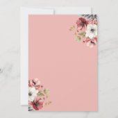 Invitation Voyage de Mlle à Mme, Fête des mariées, Voyage (Dos)