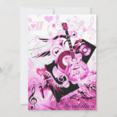 Invitation Voyage de musique-rose_ (Devant)