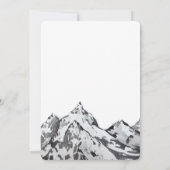 Invitation Voyage de ski de bachelor Week-end Getaway (Dos)