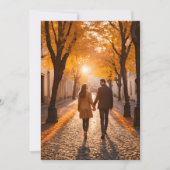 Invitation voyage destination mariage enregistrer la date (Devant)