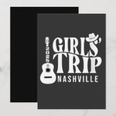 Invitation Voyage entre filles à Nashville 2025 Été  (Devant / Derrière)