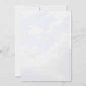 Invitation Voyage Fête des mariées mariée et jeu de chambre (Dos)