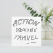 Invitation Voyage Sport d'Action (Debout devant)