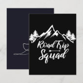 Invitation Voyage sur la route Excursion (Devant / Derrière)