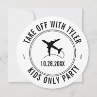 Voyage Thème Partie Personnalisé Avion Signe