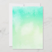 Invitation Voyager de Mlle à Mme Fête des mariées (Dos)