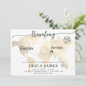 Invitation Voyager de Quarante à Cinquante Anniversaire (Debout devant)