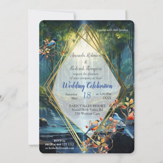 Invitation Voyager Paysages aquatiques de notre monde (Devant)