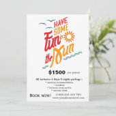 Invitation Voyages d'excursions (Debout devant)