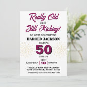 Invitation Vraiment Vieille Mais Toujours En Train De Commenc (Debout devant)