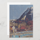 Invitation Vue de Dolný Kubín par Arnold Peter Weisz (Devant / Derrière)