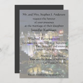 Invitation Vue sur le boulevard Mariage de Las Vegas (Devant / Derrière)
